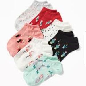 7-Pack Printed Ankle Socks